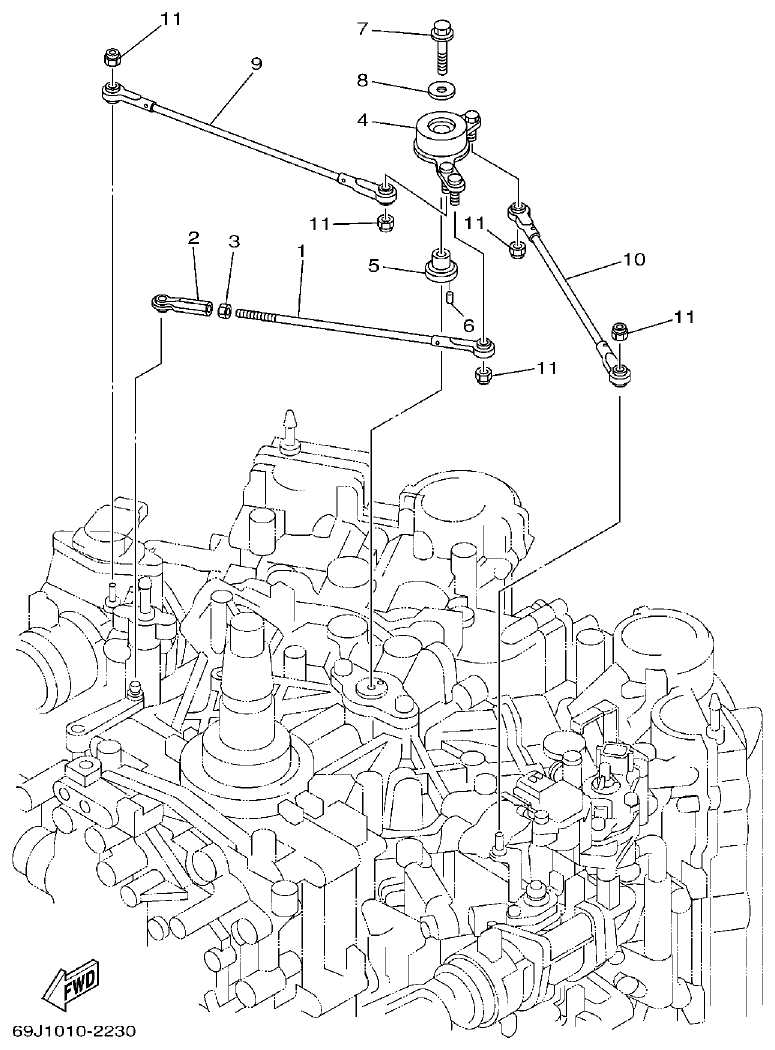Yamaha A1 CONTROL 3 parts diagram